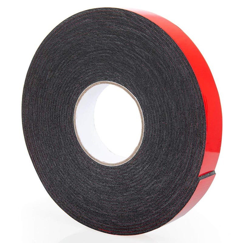 ToLanbbt Double Sided Foam Tape 1.18In x 33FT, Mounting Tape Heavy Duty, Strong Adhesive Weatherproof Seal Strips for DIY Craft Picture Poster, Car & Gap Filling Mountings, Home Office Decor (Black) - Image 1